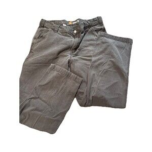 Carhartt Men's Relaxed Fit Jeans Work Cotton Gray Size 36x27  102291-306